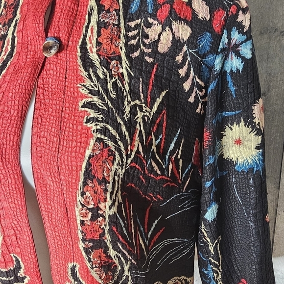 Citron Santa Monica XS Silk Multicolor Cardigan - Picture 5 of 8